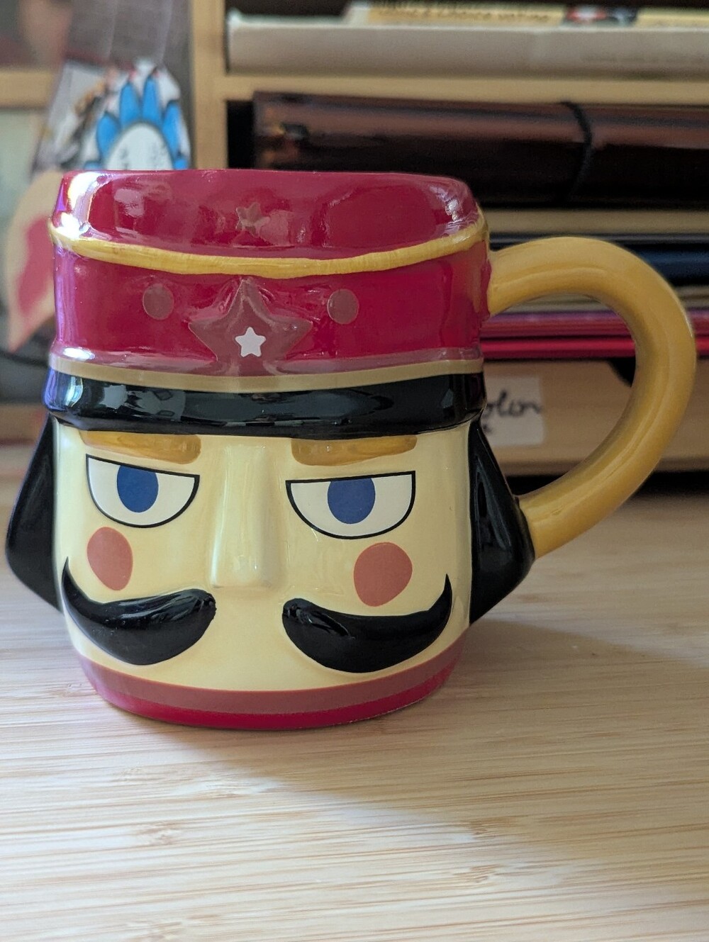 Christmas Nutcracker Face Ceramic Mug